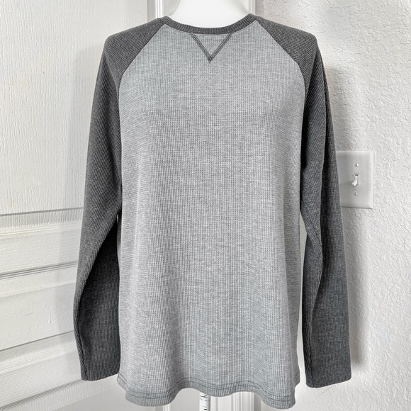 Edikted Me Time Oversized Waffle Top Gray NWOT - Picture 3 of 11
